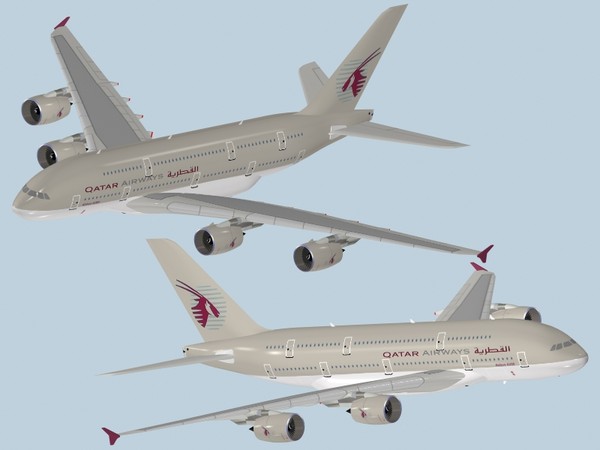 3d model airbus a380-800 - Airbus A380 Collection by PedroFaut